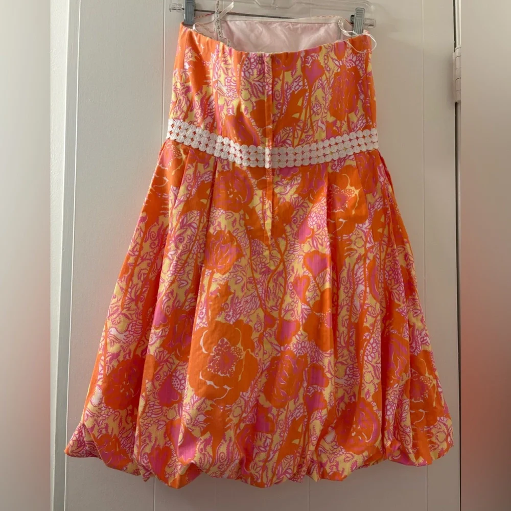 NWOT Lilly Pulitzer Regency Bubble hem “Originals” dress Hen House 8 - Picture 2 of 5